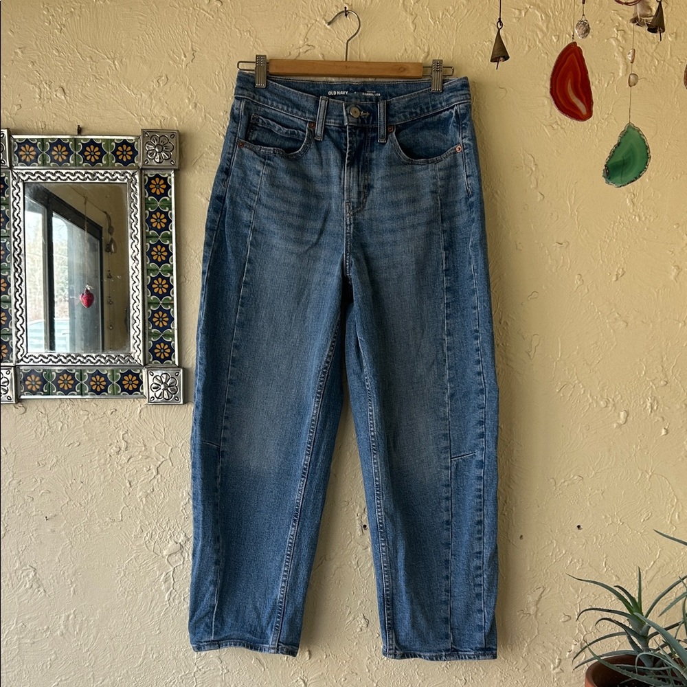 Old Navy Barrel Leg Jeans 👖 size 4
